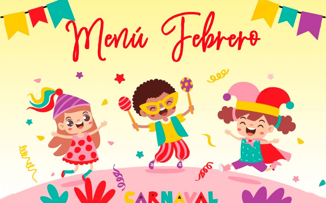 MENÚ ESCOLAR FEBRERO 2026